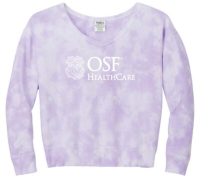 OSF Healthcare Tie Dye Crewneck